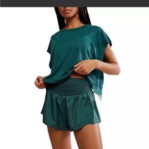 Free People Carpe Diem shorts evergreen size small